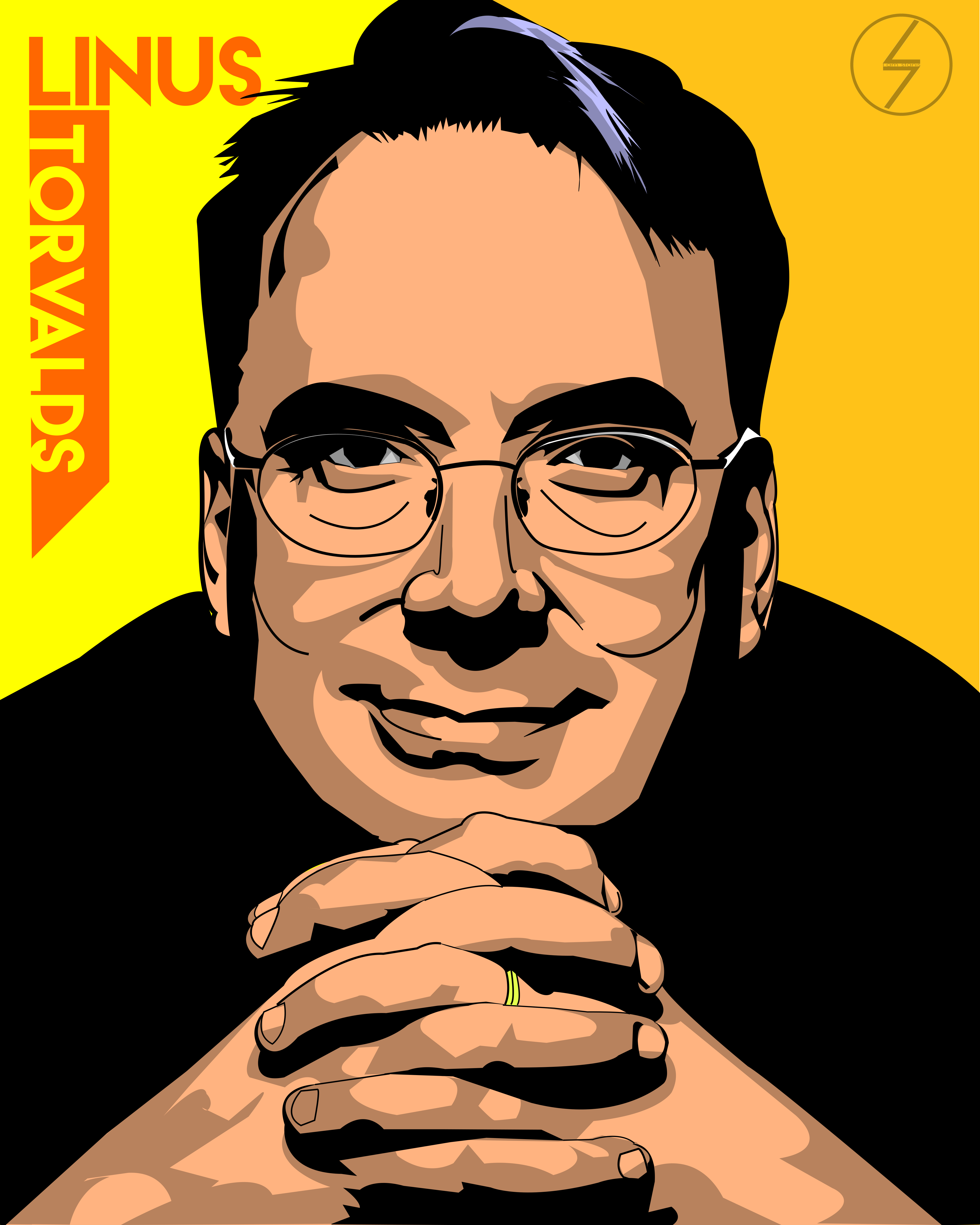 Linus Torvald in Comic Style